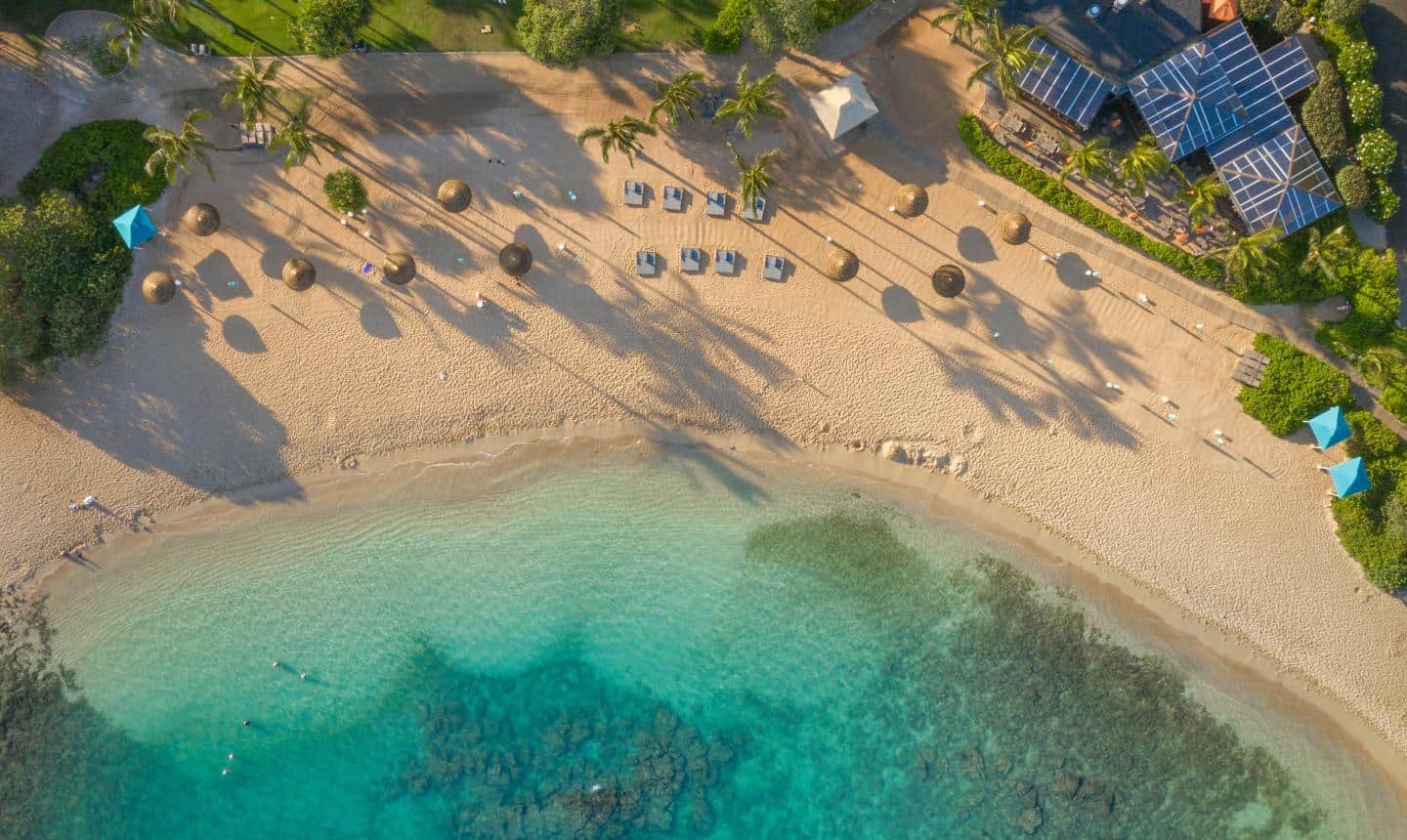 Aerial of Kuilima Cove (5)